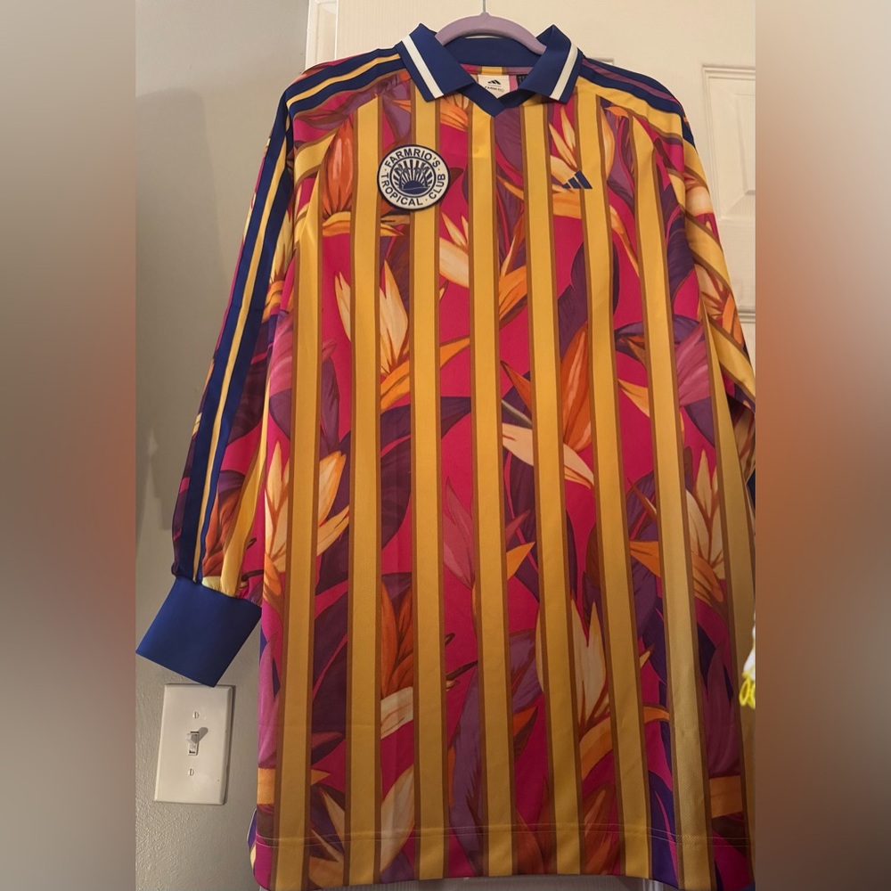 Farm Rio/Adidas Calab Bold Pink and Yellow Dress - Picture 7 of 8